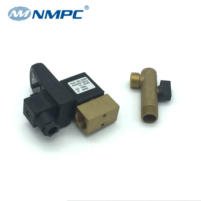 OPT Series Auto Automatic Brass Electronic Water Drain Valve with Mechanical Solenoid Valve Pneumatic Timer