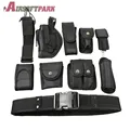 Tactical Security Police Guard Utility Kit Duty Belt 10 in1 Outdoor Multifunctional Tactical Nylon Waist Belt