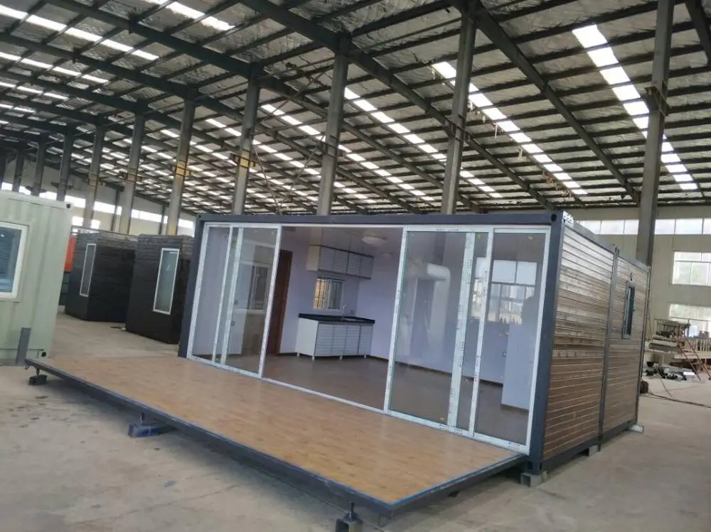 27m2 Fast Building Prefabricated  Expendable Wooden Houses Romania Rent Warehouse China Container Tiny Homes