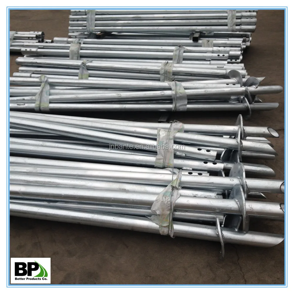 Helices Welded Oem Galvanized Helical Piles Ground Screw Anchor - Buy ...