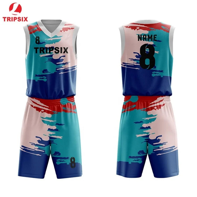 Полностью сублимационная печать смешанные цвета индивидуальный дизайн баскетбольной