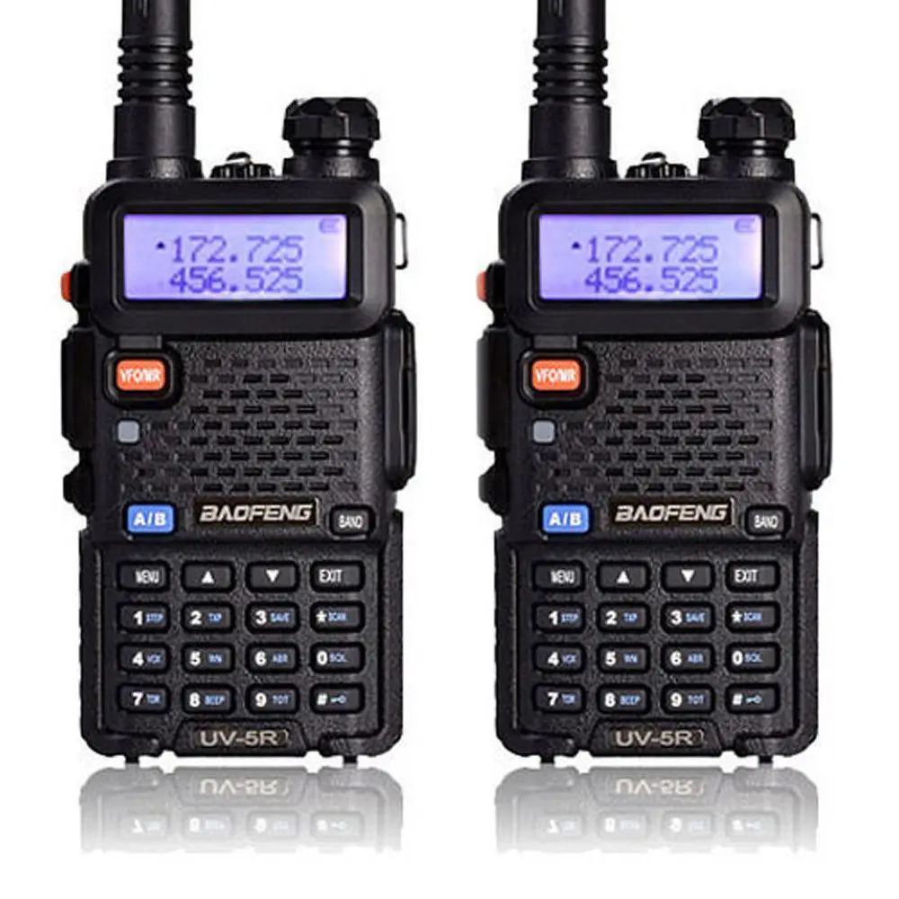
Дешевые самый мощный 8 Вт Мощность Baofeng Dual Band UV-5R waky Taky/Talkie “иди и болтай Walkie/Woki токи Ham Радио UV5R 