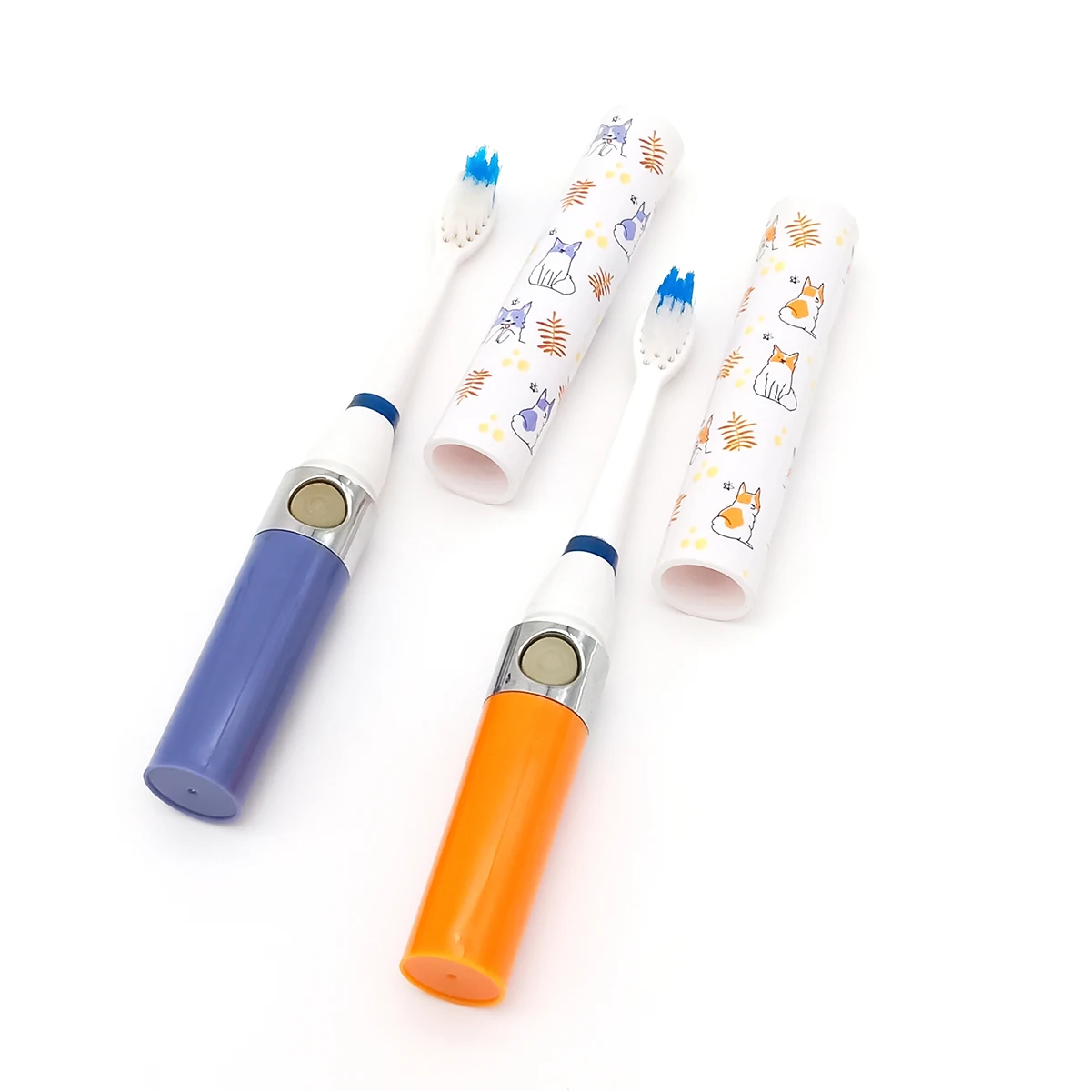 
Дорожная губная помада Coralrich для гигиены полости рта, звуковая с 2 головками, детская зубная щетка, зубная паста, дорожный набор 