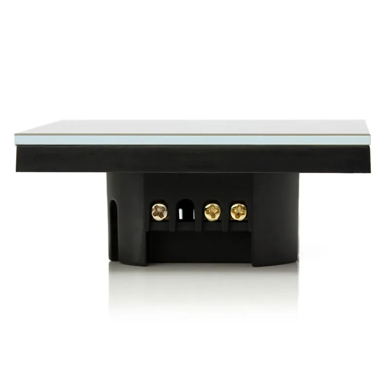 Умный сенсорный настенный выключатель с дистанционным управлением 220 В стандарт ЕС стеклянная панель сенсором