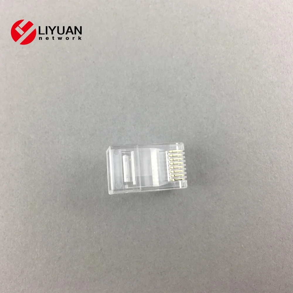 LIYUAN RJ45 LY-US073-C6 8P8C CAT6 Telecom Parts End Pass Through 3 ...