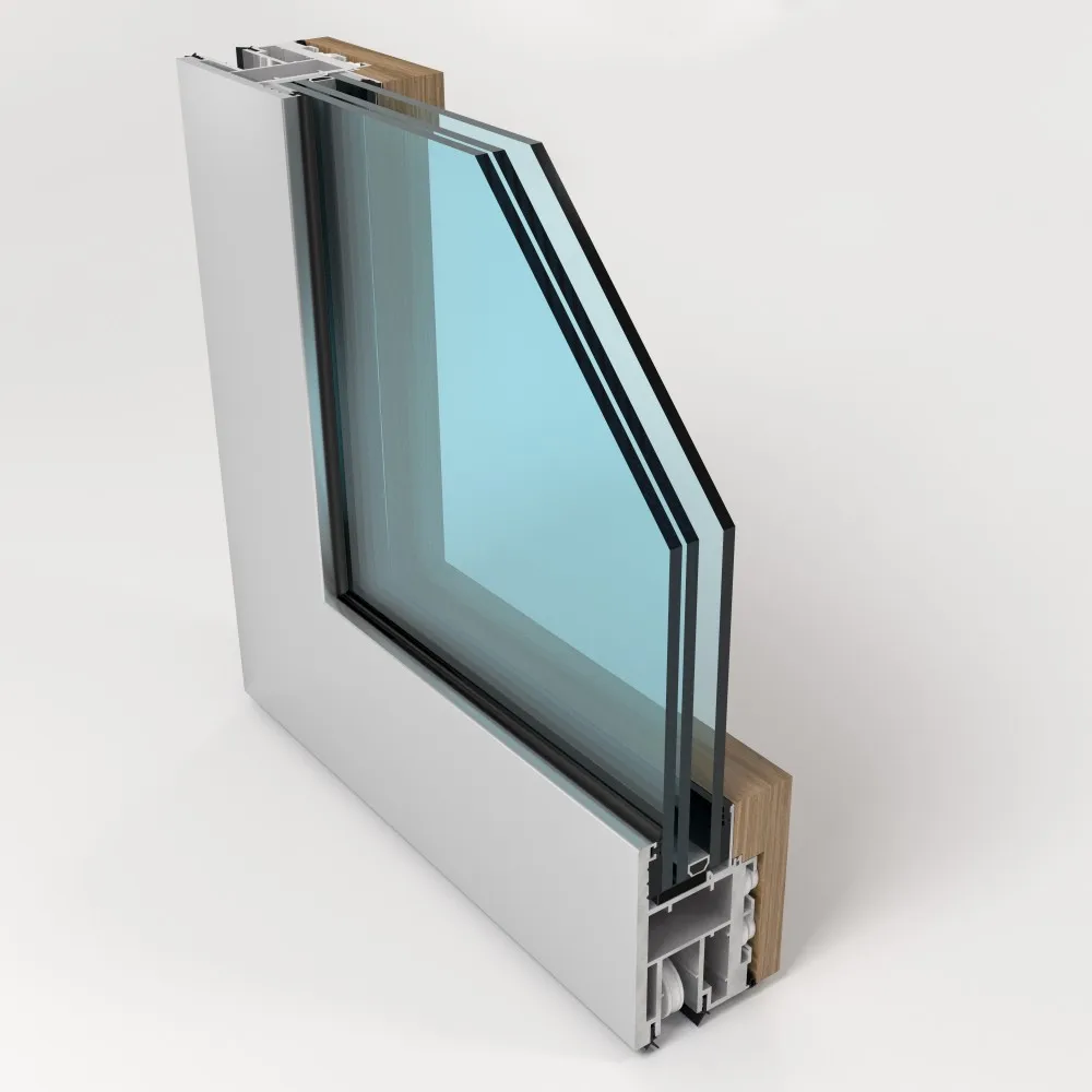 High Performance Passive House Windows EOSS Saving Energy Door and Windows System Double Glazed Window With Best Price