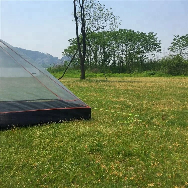 CZX-271 Single Camping Bed Mosquito Net Canopy Hot Selling Lightweight Pyramid Tent with Tent Pegs for Summer Seasons