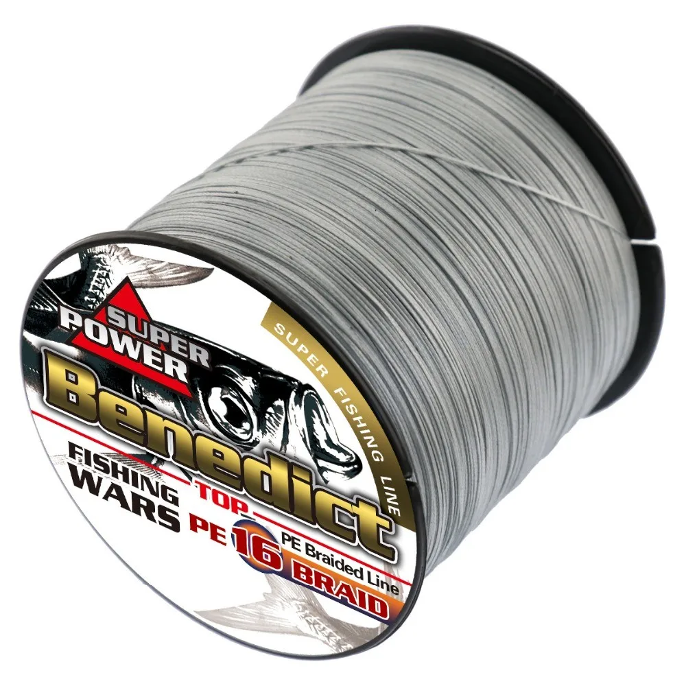 Ashconfish 16 Strands Hollow Core Braided Fishing Line 1000m Multifilament  PE