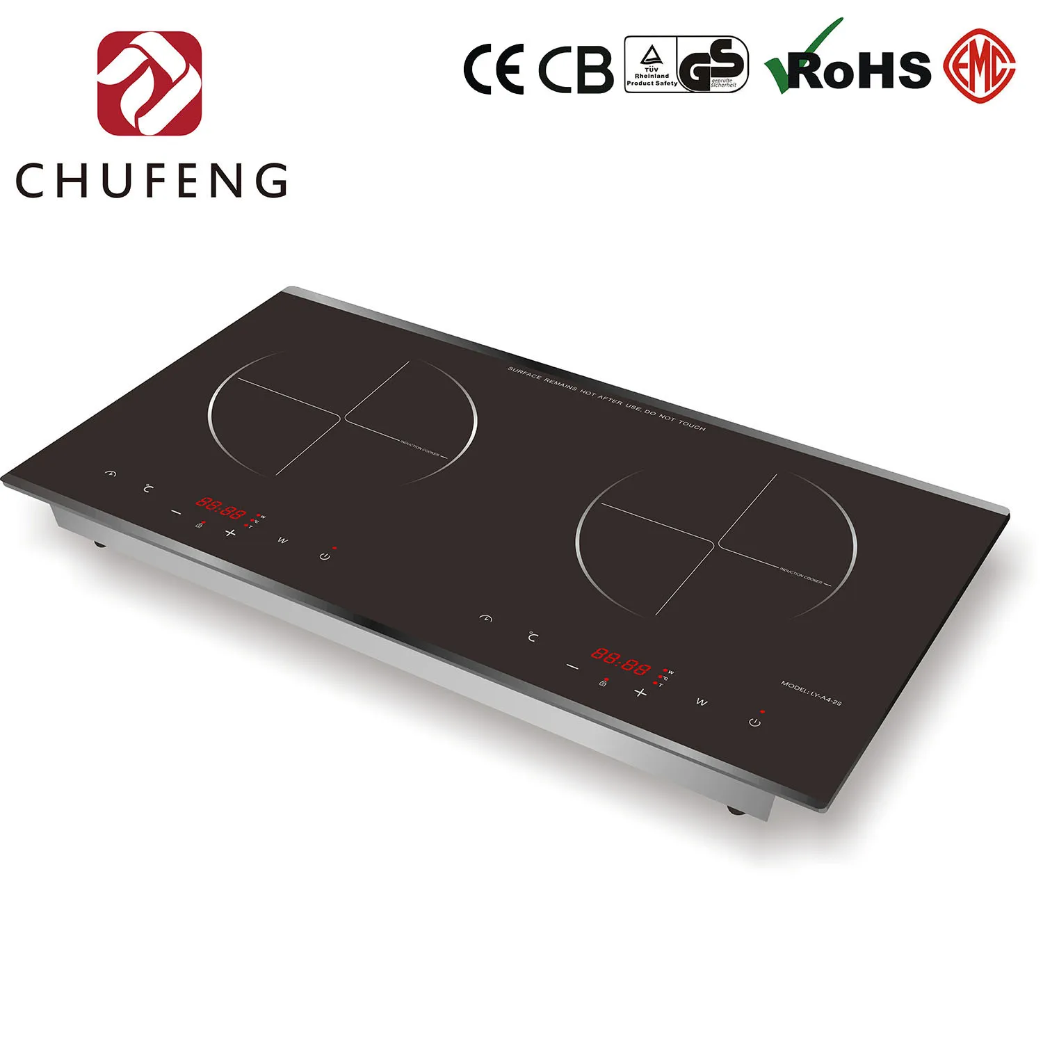 Builtin 2 Zone Commercial Induction Hob Buy Induction Cookers