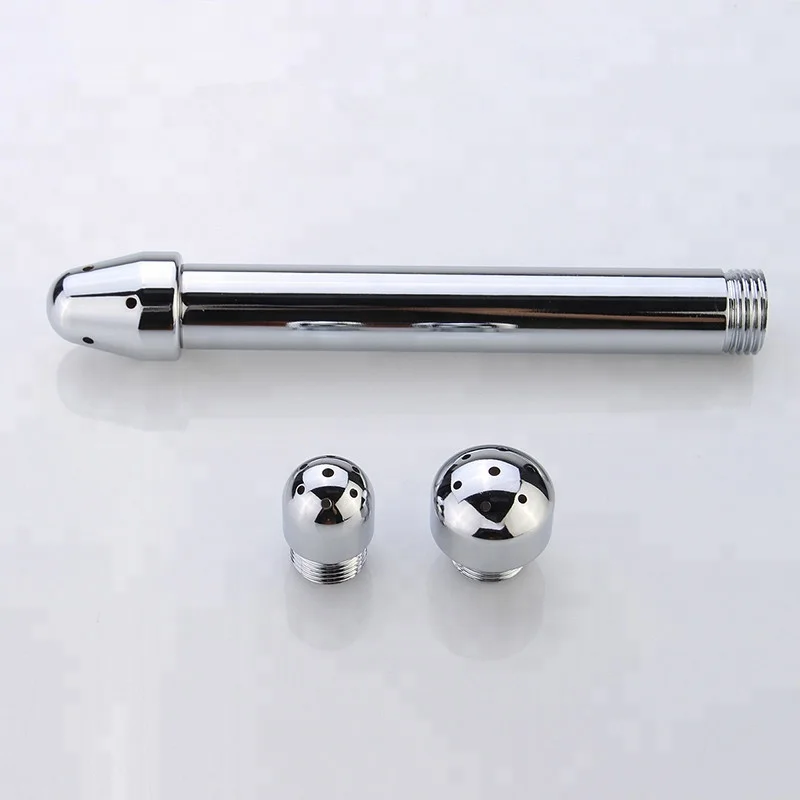 1Set Small Shower Head Enema Water Nozzle Anal Plug Head Enema Anal Cleaning Kit Faucet Vaginal Washing