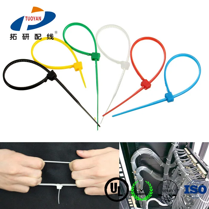 Excellent Quality and Multi-colors Nylon Cable Ties with Exquisite Workmanship for Bundle Marker details