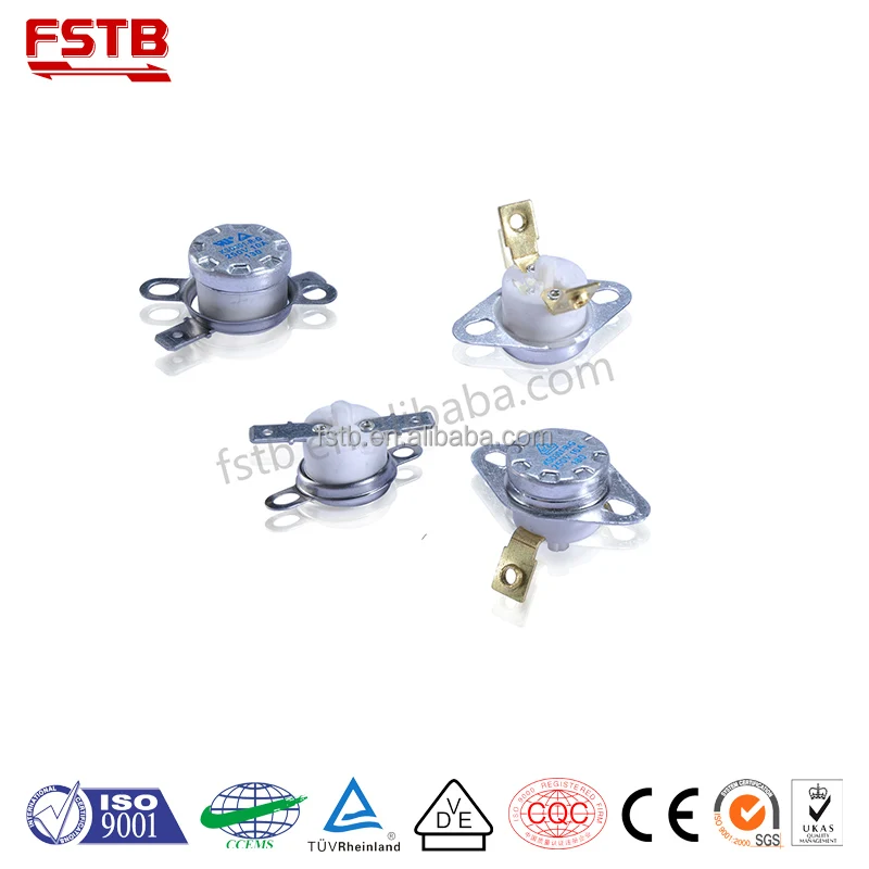 Manual Reset KSD301RG Temperature Cutoff Switch Thermal Protector