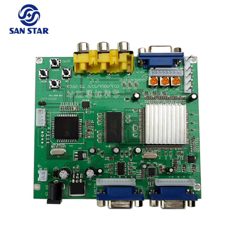 Dozens Biscuit funnel Rgb To Vga / Cga To Vga Converter Board/vedio B-two Output-game Accessory  For Arcade Game Machine - Buy Rgb Vga,Game Machine,Converter Board Product  on Alibaba.com
