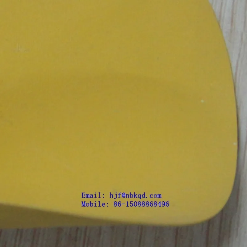 Yellow Neoprene Rubber Raincoat Fabric 