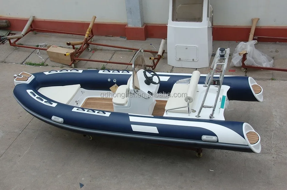 
 Сертификация CE, жесткая надувная лодка RIB480B из стекловолокна высокого качества  