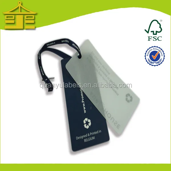 printed plastic tags