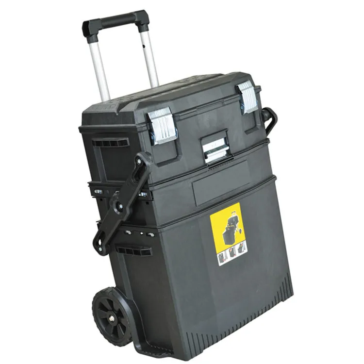 Tool Storage Box Empty Toolbox TOOL BOX TROLLEY Plastic Lockable Portable Toolbox Rolling Cabinet Storage Tool Chest Mechanic