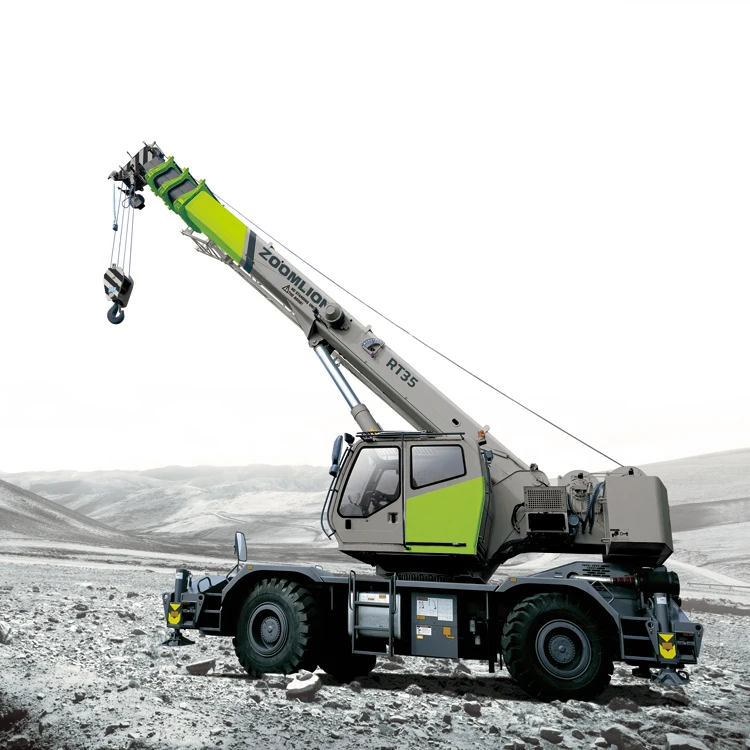 Used Rough Terrain Crane ZOOMLION RT35 35 TON Rough Terrain Crane