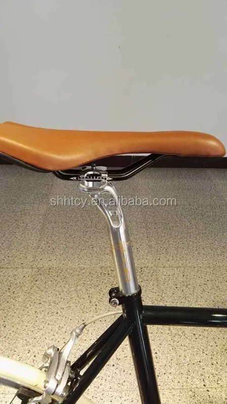 Schwarzes Fixie-Fahrrad Citybike mit Dynamo-Licht Einzelgang Scheibenbremse  Stahlkugel-Pedal