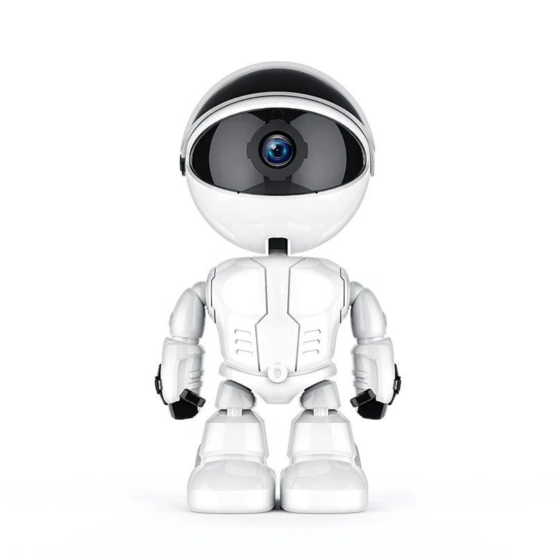 New Cute Robot Camera Support Talkback 1080p Automotive Motion Tracking Ip Wifi Wireless Camera