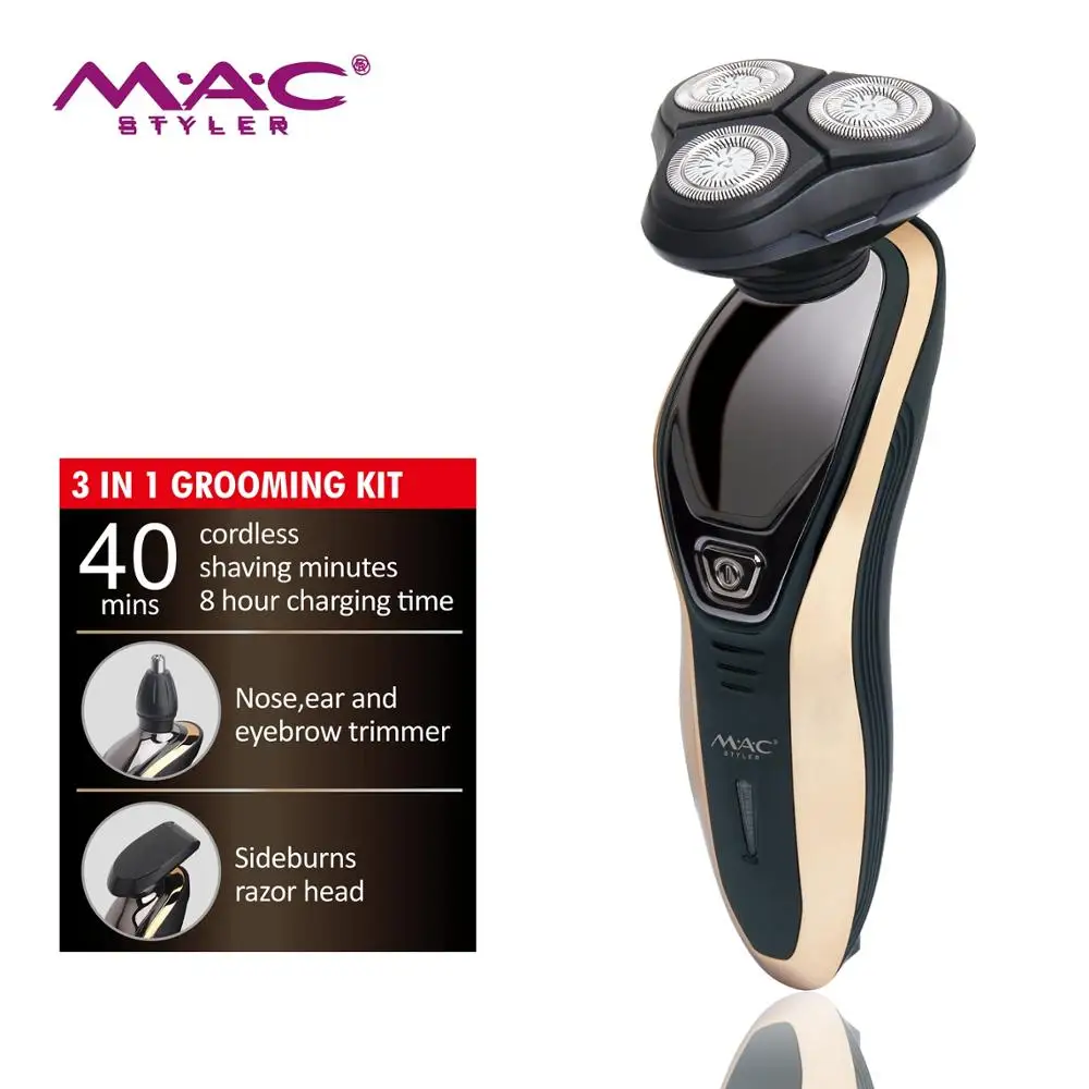 Электробритва 2 в 1 Мужская, профессиональная бритва из фольги для бритья, долгий срок службы