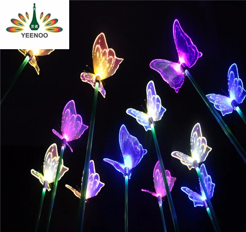Multi-color  led butterfly holiday outdoor decorative light