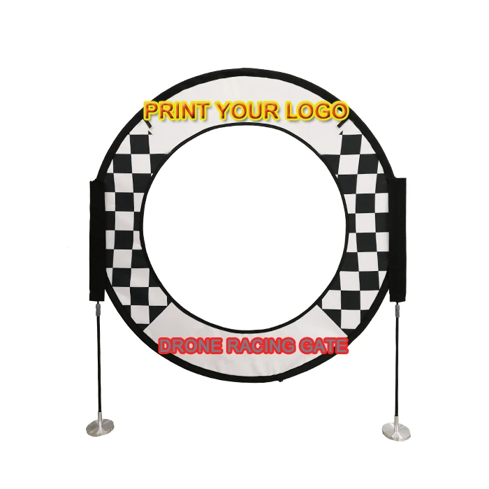 Пользовательские комнатные воздушные ворота дрона Гоночный флаг крошечное кольцо для FPV гонок