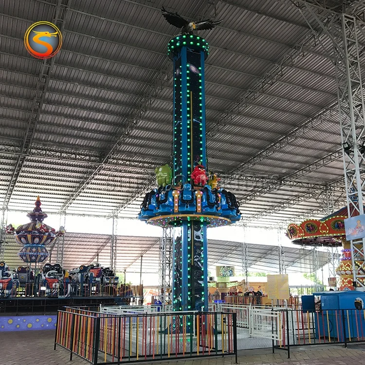 Direct Factory Amusement Rides Free Fall Drop Tower/ Small Sky Drop Tower Rides for Sale