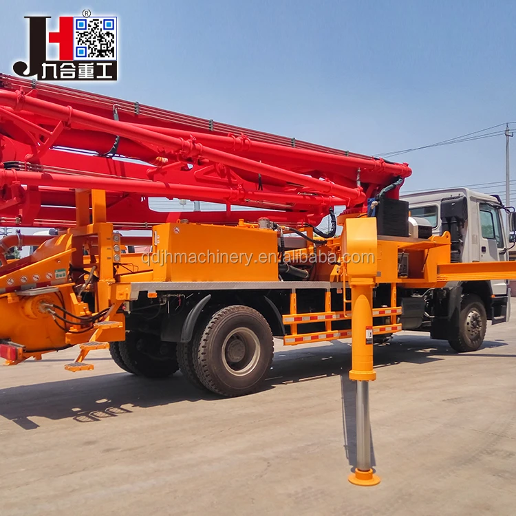 JIUHE Concrete Pump for Sale 27m 25m 30m 36m 38m Concrete Boom Pump Truck  Factory Price with Stock Construction Equipment