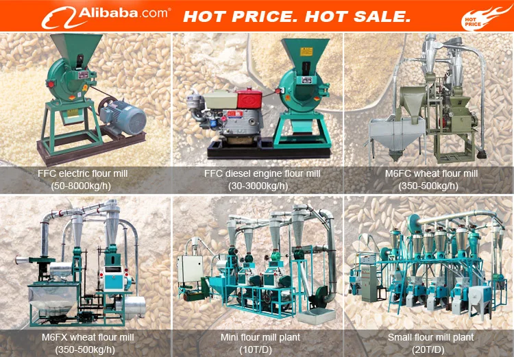 180T wheat flour mill production line complete