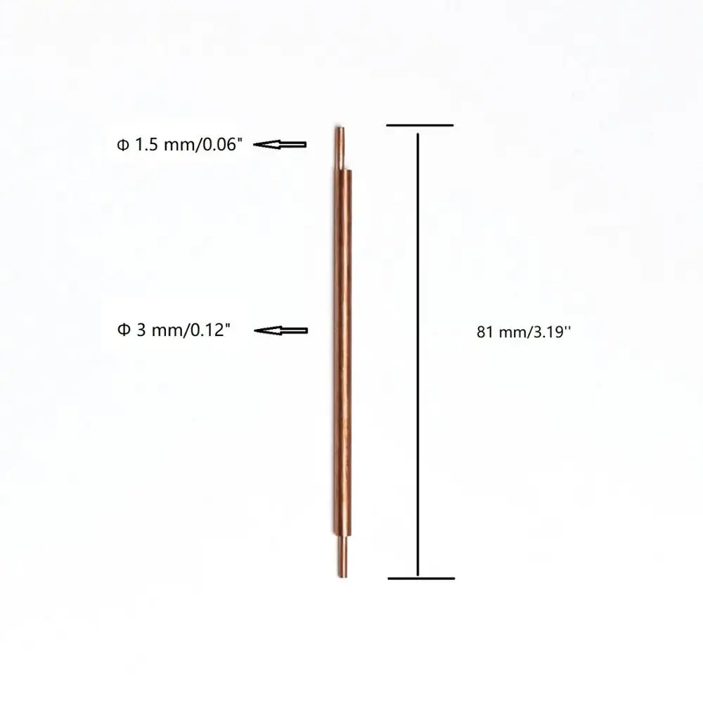 Spot Lasser Elektrode Tip, 2 STKS Handheld Lithium Batterij Lassen Spot Lasser Elektrode Tip, 2 STKS Handheld Lithium Batterij Lassen