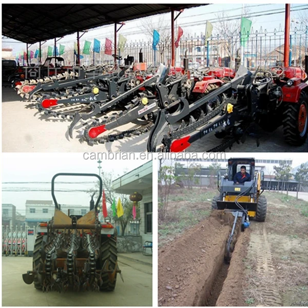 High Efficiency Energy Saving Double Chain Trencher Machine Trencher Teeth