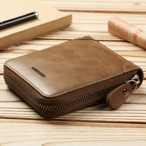 Hot Selling Fashion Mens Wallet Vintage Purse PU Leather Travel Wallet