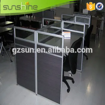 WP23 Contemporary Aluminum Office Cubicle Workstation Furniture Table Designs Executive Office Desk 
