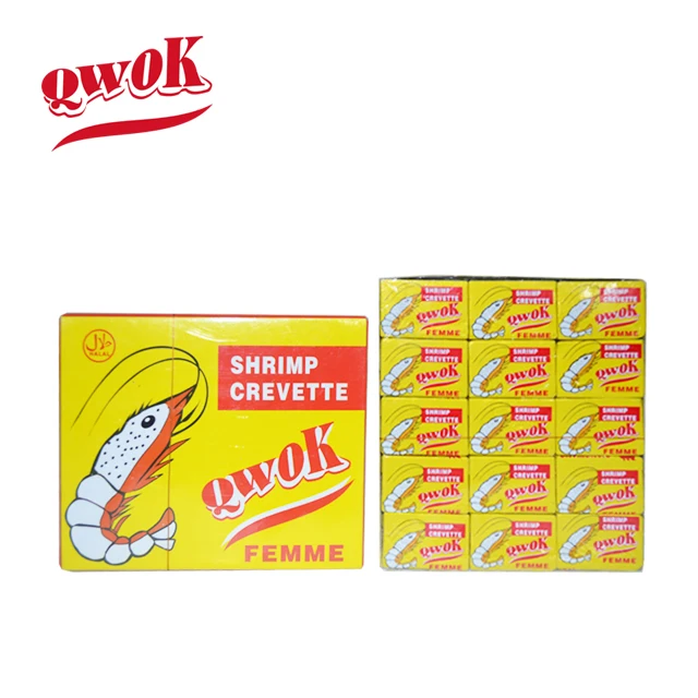 Qwok Halal Shrimp Seasoning Cube Crevette Bouillon Cube Buy Seasoning Cube Bouillon Cube Shrimp Bouillon Cube Product On Alibaba Com