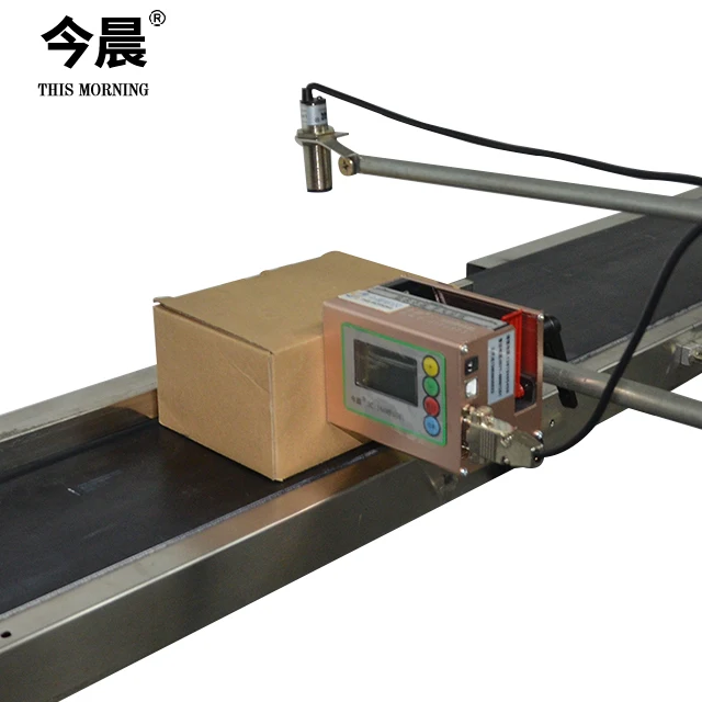 Best Selling Batch Coding Machine Handheld Inkjet Printer Maker for Pvc Pipe With Conveyor Belt