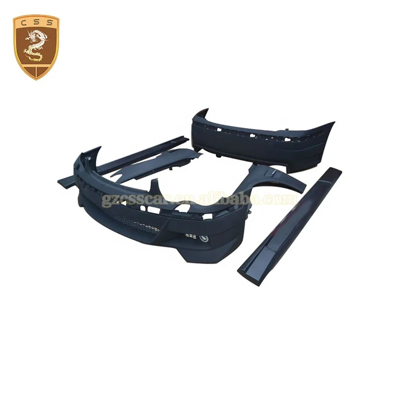 For 2002-2005 BMW 7 Series E65 E66 Upgrade PD Style Bodykit Front Bumper Fender Rear Spoiler Side Skirts Car Body Kit
