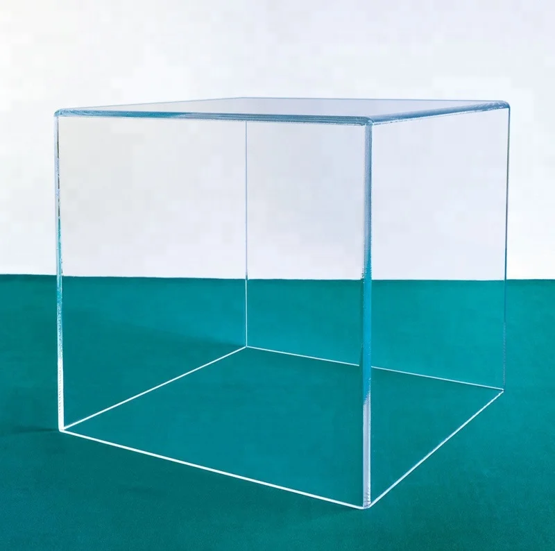 8x8x8 inch clear plexiglass 5-sided acrylic| Alibaba.com