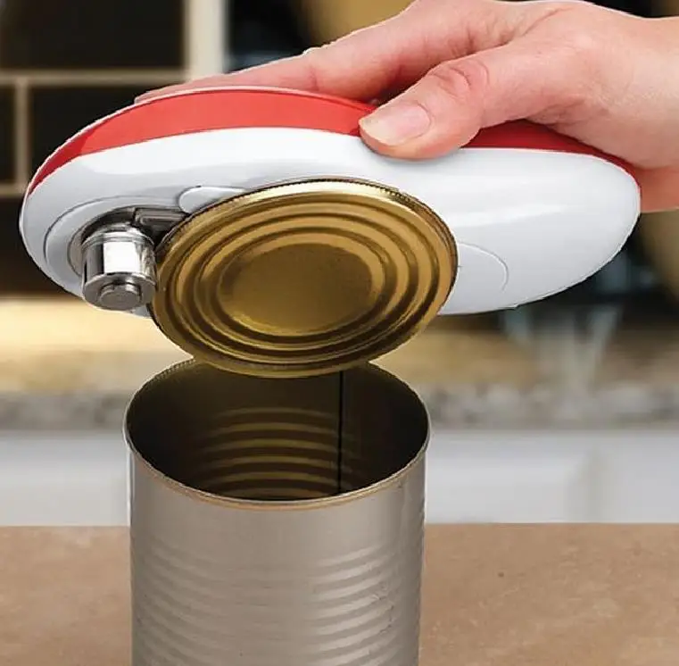 electric can opener-portable battery operated automatic