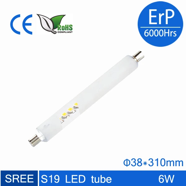 Competitive LED Replacement 6w S19 Led Tubular Lamp for Bathroom