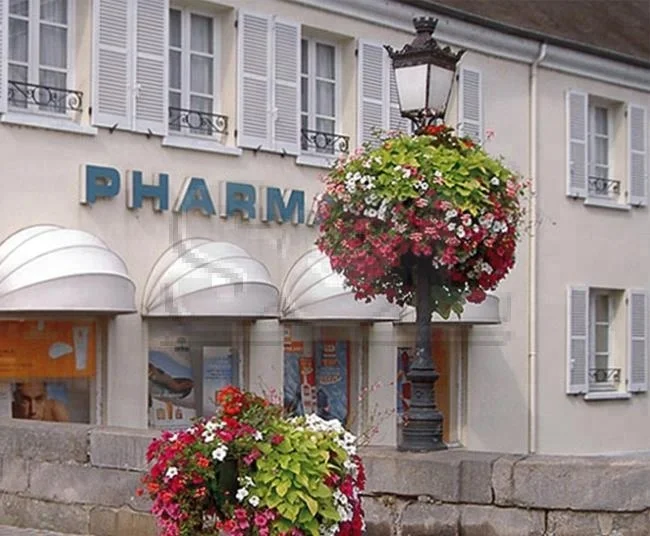Light Pole Light Post Lamp Pole Flower Pot Vertical Garden Lamp Post Planter