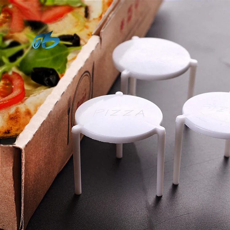 China-Made Plastic Pizza Saver Triangle Stand Tripod-Plastic Pizza Tools for Convenient Storage and Serving