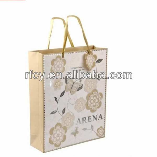 personalized paper bolsas for business