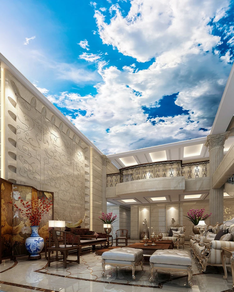 Zhihai Light Weight Moisture Proof Birds Sky And Clouds Print Pvc False Ceiling Buy Pvc False Ceiling Designs Stretch Pvc Ceiling Pvc Ceiling Designs Product On Alibaba Com