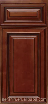 RTA Factory Direct Mocha Painted Raised Panel Style Solid Wood Kitchen Cabinet