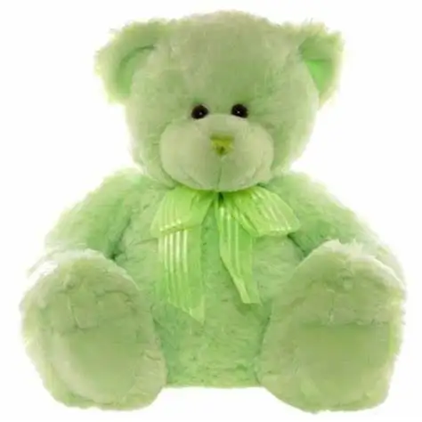 green big teddy bear