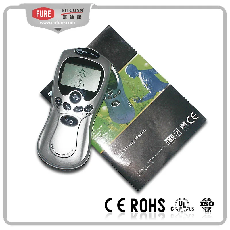 Hospital Tool Digital Meridian Therapy Electronic Pulse Massage Acupuncture Two Output Body Massager
