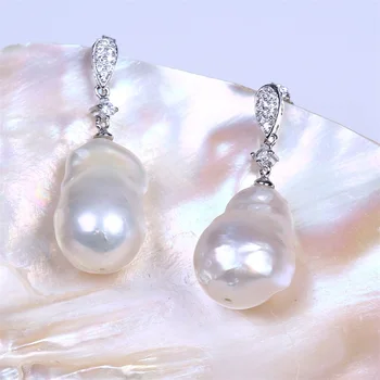 WOZUIMEI Orecchini a Bottone per Orecchini da Donna con Orecchini in Argento Sterling S925 Orecchini da Donna in Argento Tailandese Fatti a Mano con Granato Rosso Granatogranato, Argento 925