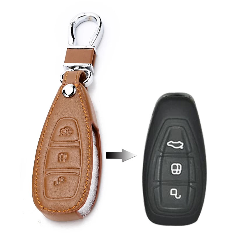 Car Key Cover Keychain For Ford Ecosport For Ford Key Cover Case Keyring Focus Mondeo Kuga Fiesta Ecosport