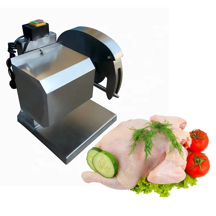 poultry meat cutter ，frozen poultry cutter， poultry meat cutting machine